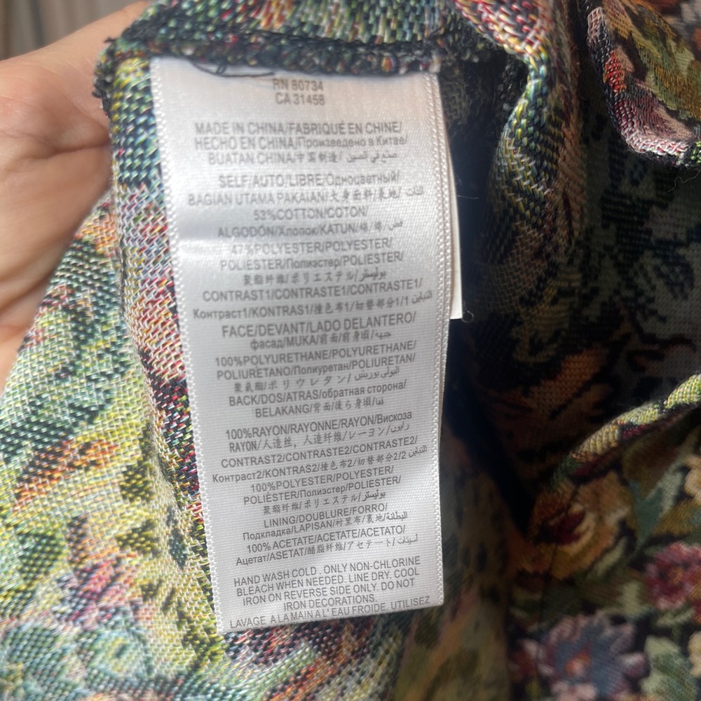 BCBGeneration Multicolor Floral Top - Picture 6 of 6